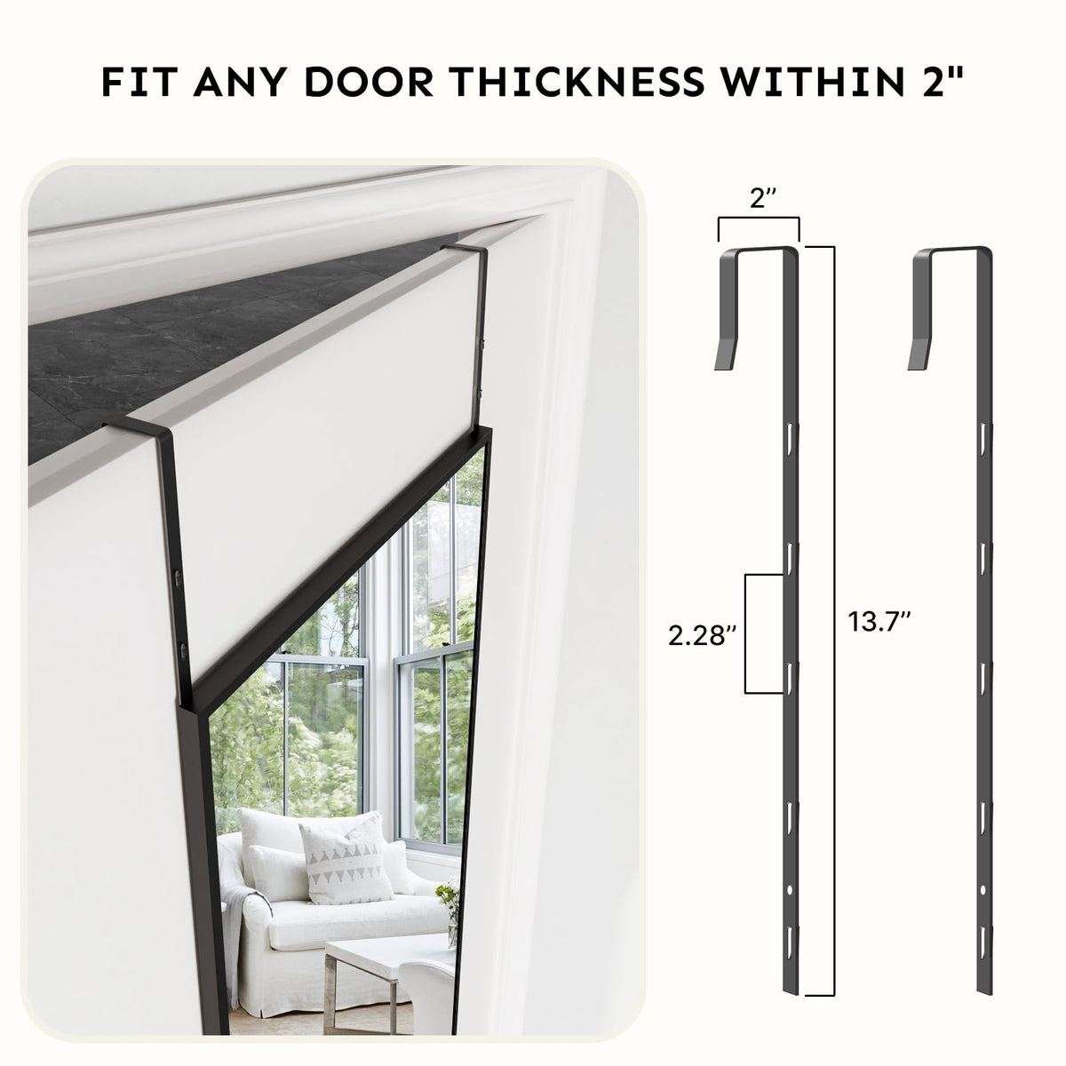 Kosmonia sturdy aluminum frame enhances safety and durability.