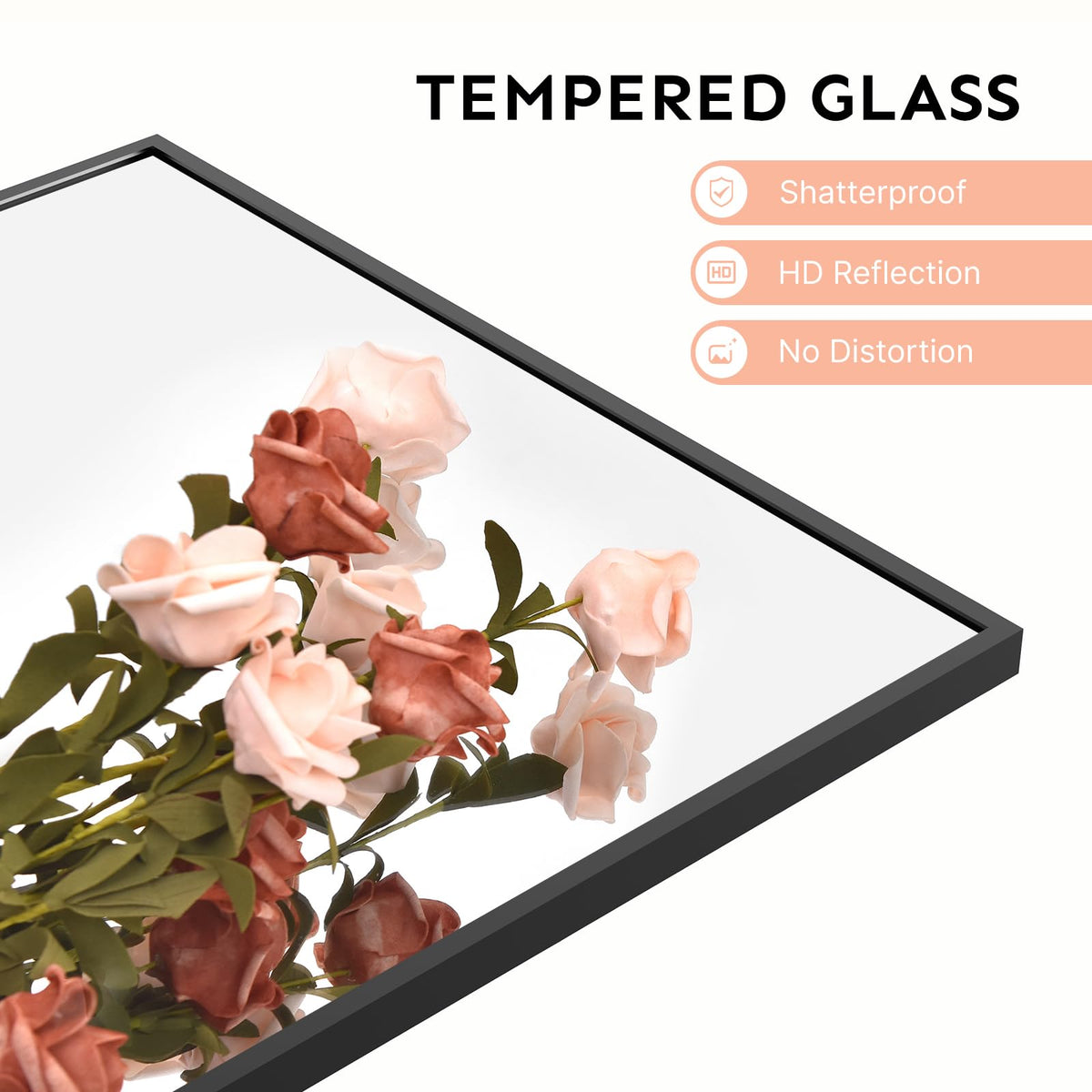 Kosmonia 2mm tempered glass keeps a lightweight, durable profile.