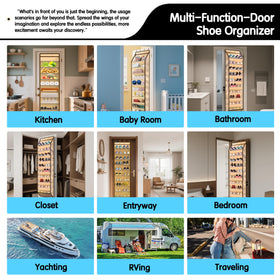 Kotkn closet-friendly organizer in a dorm room saves space.