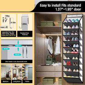 Kotkn 73.6-inch height optimizes vertical storage for tall boots.