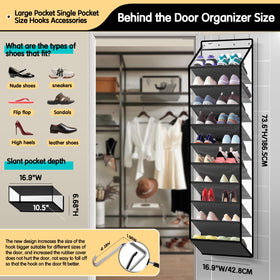 Kotkn heavy-duty oxford fabric dividers provide durable storage for boots and sneakers.