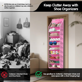 Kotkn large-capacity design holds 24-30 pairs of footwear in a compact footprint.