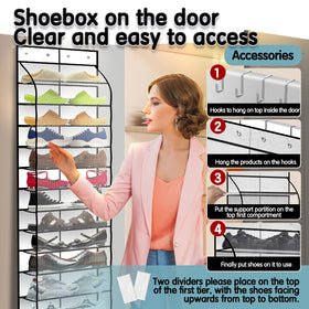Kotkn multi-functional door organizer stores shoes and everyday items alike.
