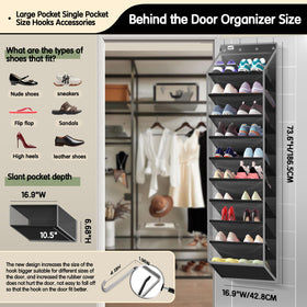 Kotkn vertical pockets store multiple pairs with easy access.