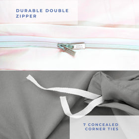 Kotton Culture seven corner ties detail keeps the duvet insert in place