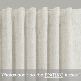KOUFALL modern-farmhouse chic curtain panel adds style and privacy to any room