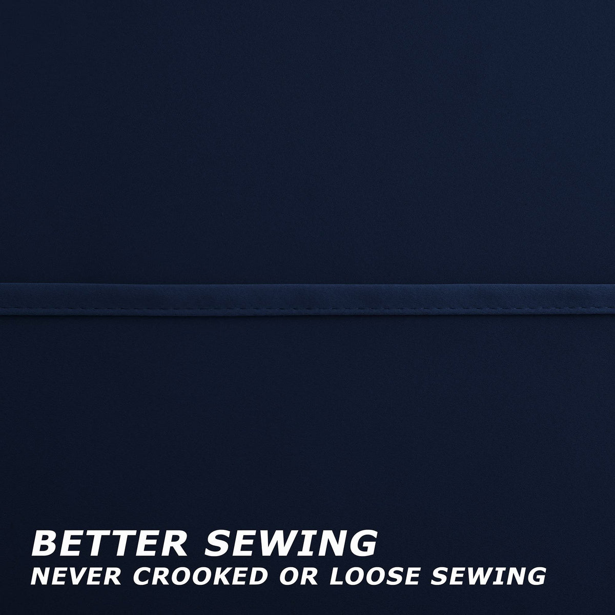 KOUFALL curtains reveal eight grommets for smooth sliding and elegant hang.