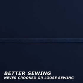 KOUFALL curtains reveal eight grommets for smooth sliding and elegant hang.