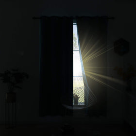 KOUFALL Sage Green blackout curtains packaging display shows factory-direct value