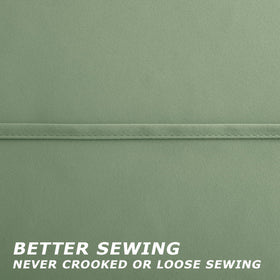 KOUFALL Sage Green blackout curtains soft texture enhances drapery elegance