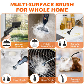 Koutop steam cleaner uses only water for chemical-free operation