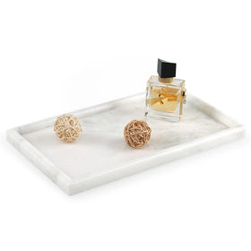 Koville African marble tray full shot for luxurious vanity organization