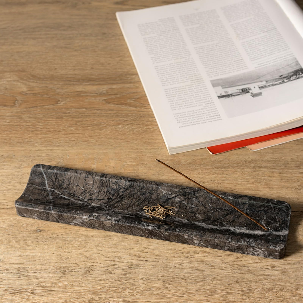 Koville Marble Incense Holder spa-yoga-decor elevates meditation spaces