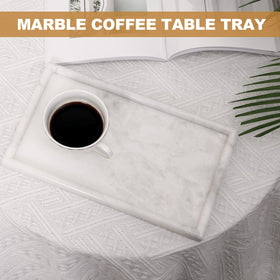 Koville African marble tray detail showing natural veining