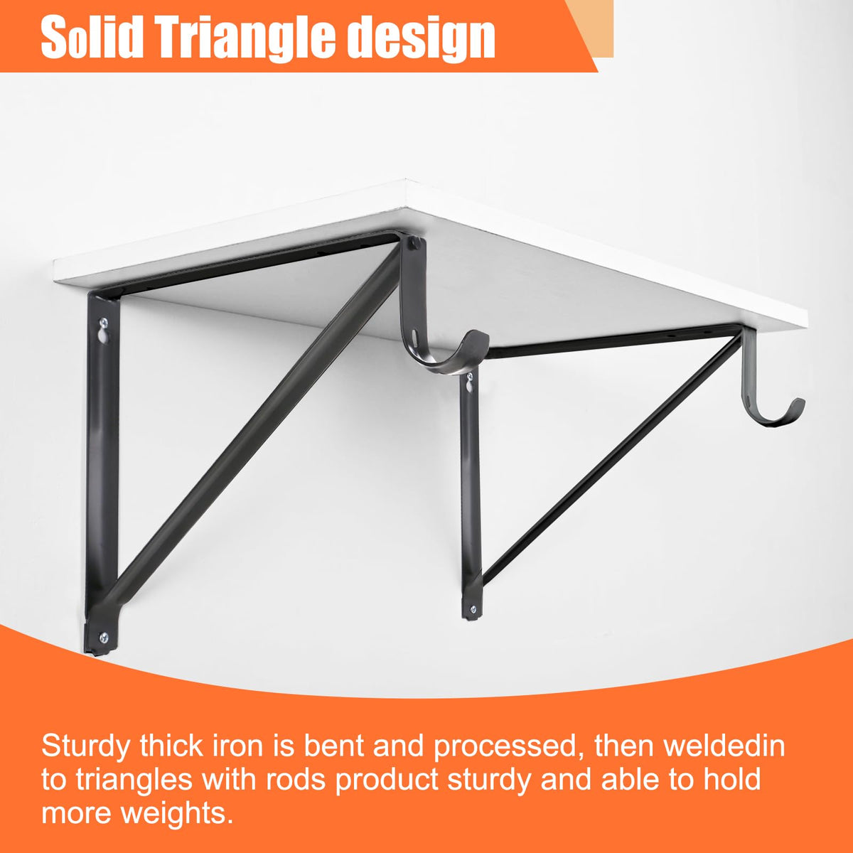 KOVOSCH closet-shelf brackets wall-mounted demonstrate space-saving organization in tight rooms, great for maximizing storage.