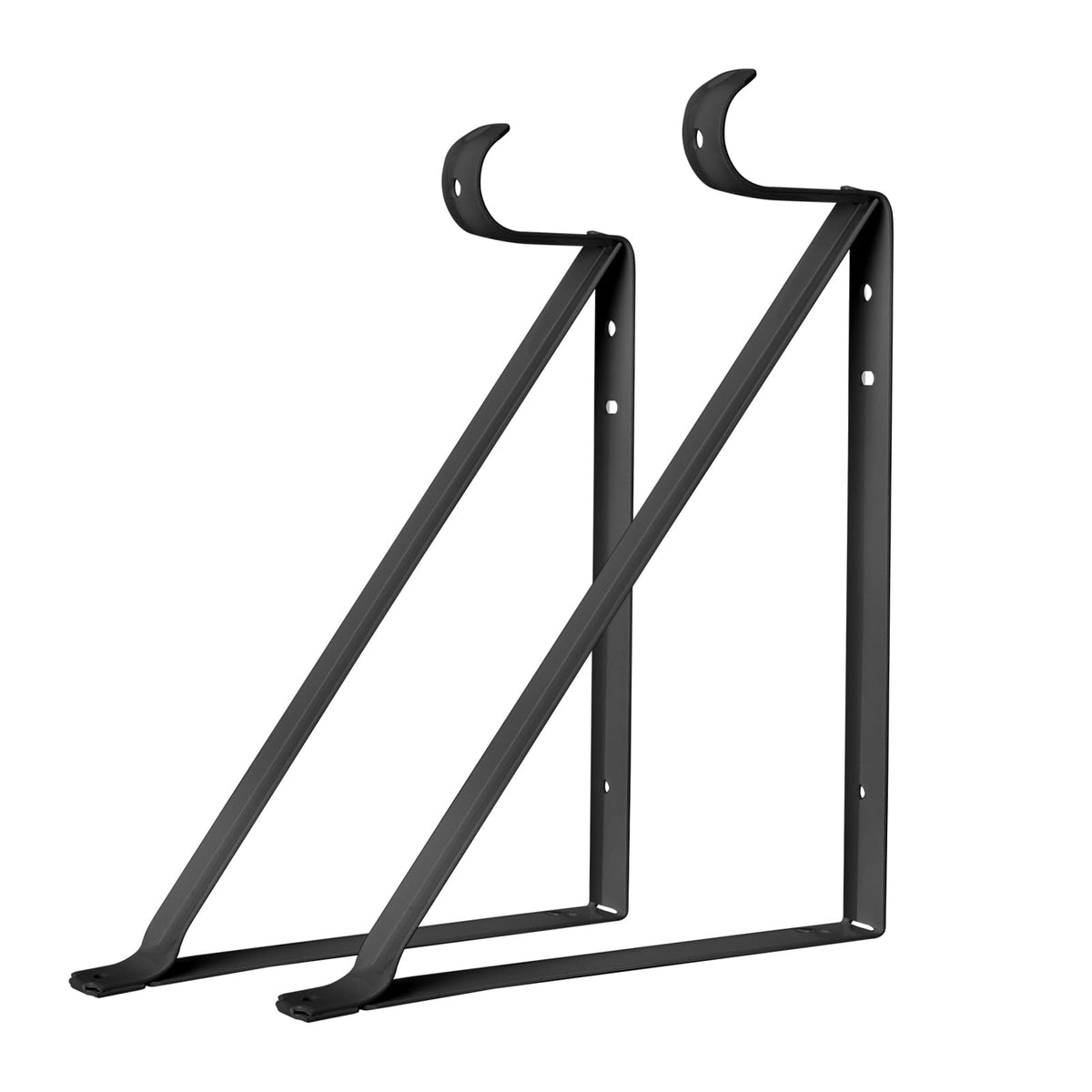 KOVOSCH durable steel brackets with black finish offer reliable performance in any closet.