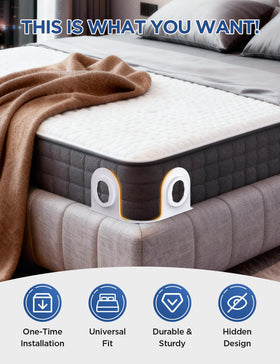 KOXUIUF wrinkle-free bed surface helps mornings look tidy