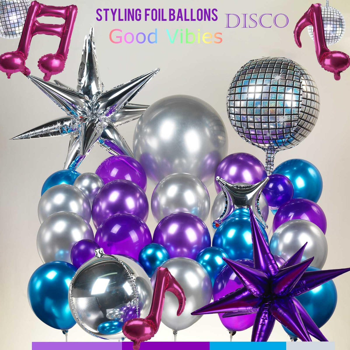Kozee balloon glue dot tie kit enables clean, secure decoration