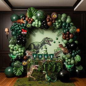 Kozee jungle adventure setup ideal for birthday party photos.