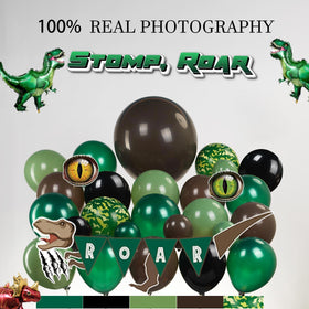 Kozee mini dino foil balloons eye-catching party highlights.