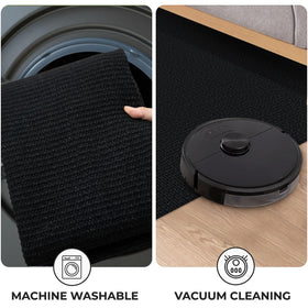 KOZYFLY anti-slip bottom detail helps keep rug in place.