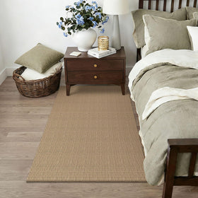 KOZYFLY Boho entryway rug in backdoor area showing practical layout