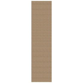 Cushioned yet slim, blends brown, beige, and orange tones.