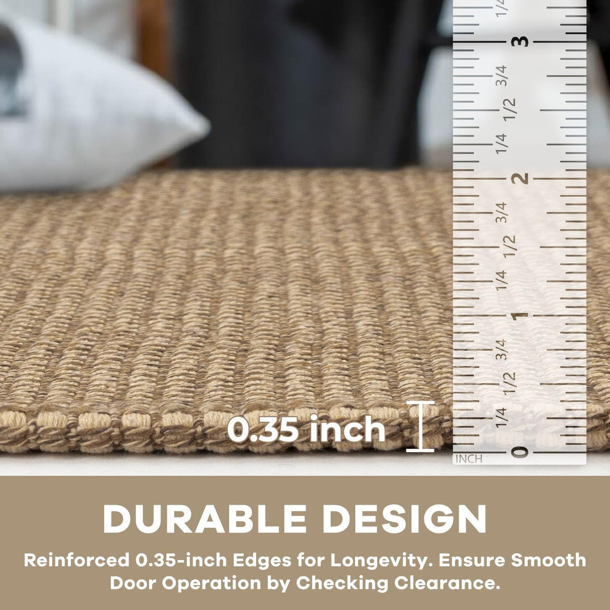 KOZYFLY Boho Runner reinforced edges for durability