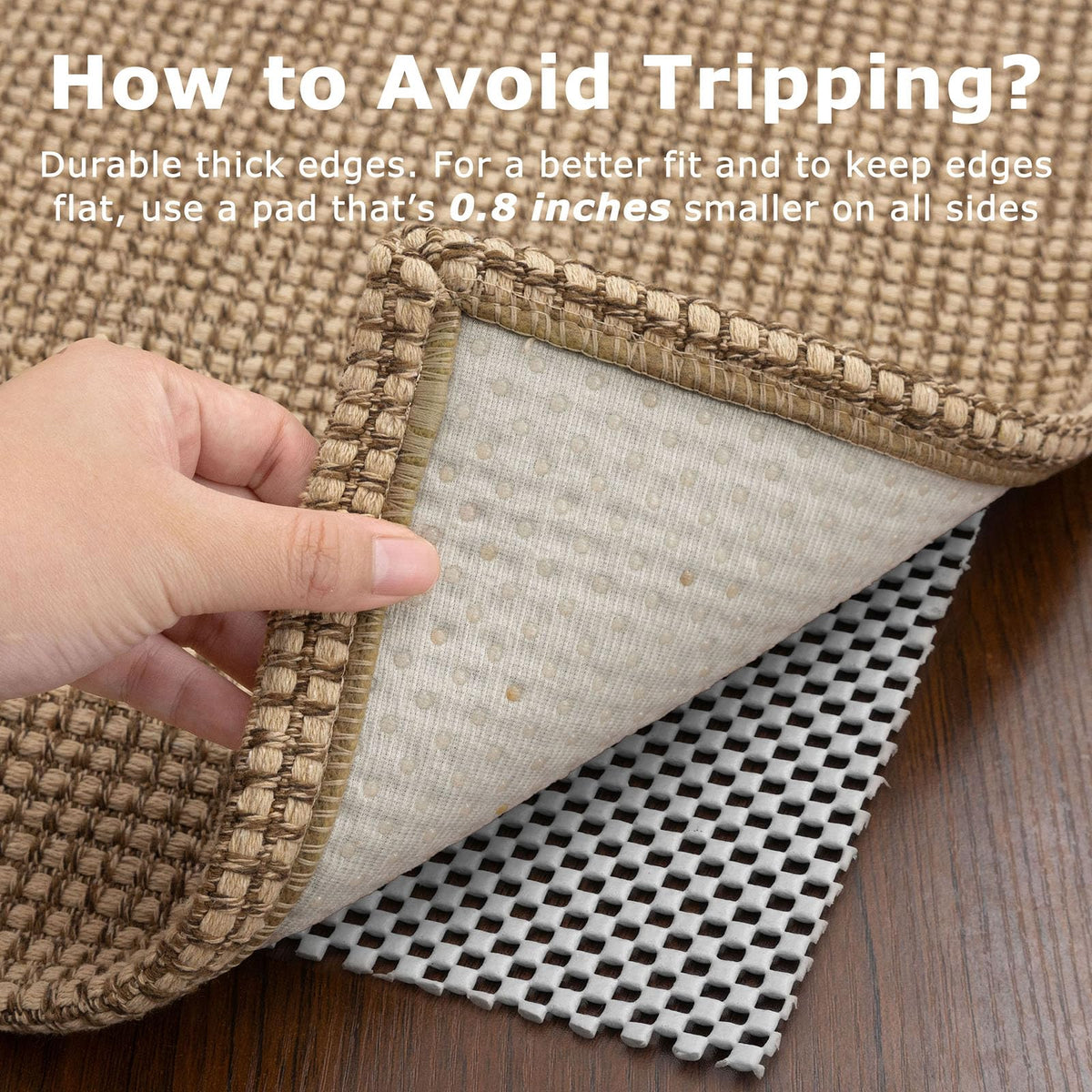 KOZYFLY Boho Runner folded packaging showing crease relief tips