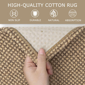 KOZYFLY Boho Runner machine washable cotton for easy care