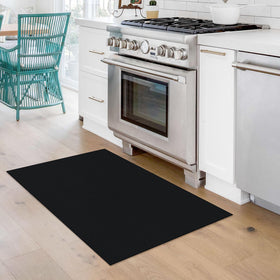 KOZYFLY braided cotton rug texture provides soft, plush comfort in entryways