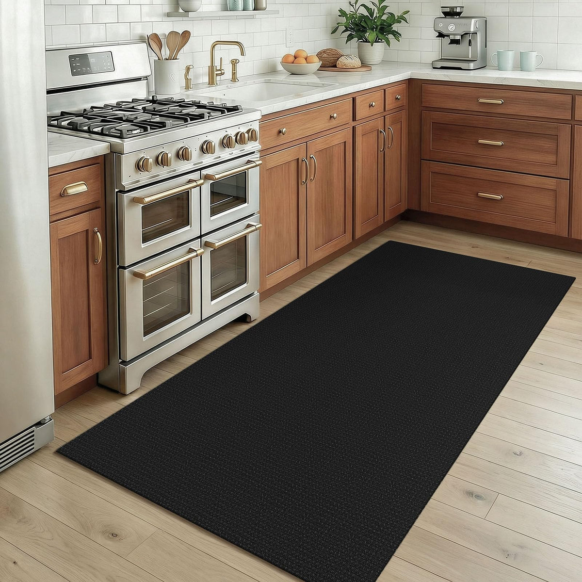 KOZYFLY entryrug non-slip back close-up demonstrates stable placement.