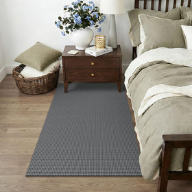 KOZYFLY non-slip backing helps keep rug in place in high-traffic areas.