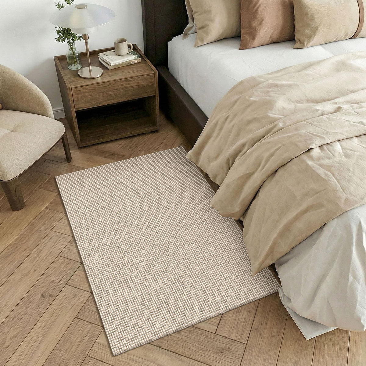 KOZYFLY rug suitable for kitchen and mudroom entryways.