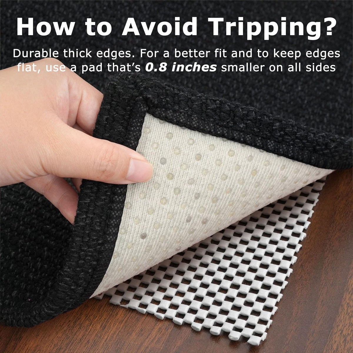 KOZYFLY machine-washable rug simplifies cleaning after muddy arrivals