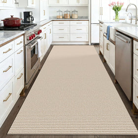 KOZYFLY rug with non-slip backing maintains stability on smooth floors