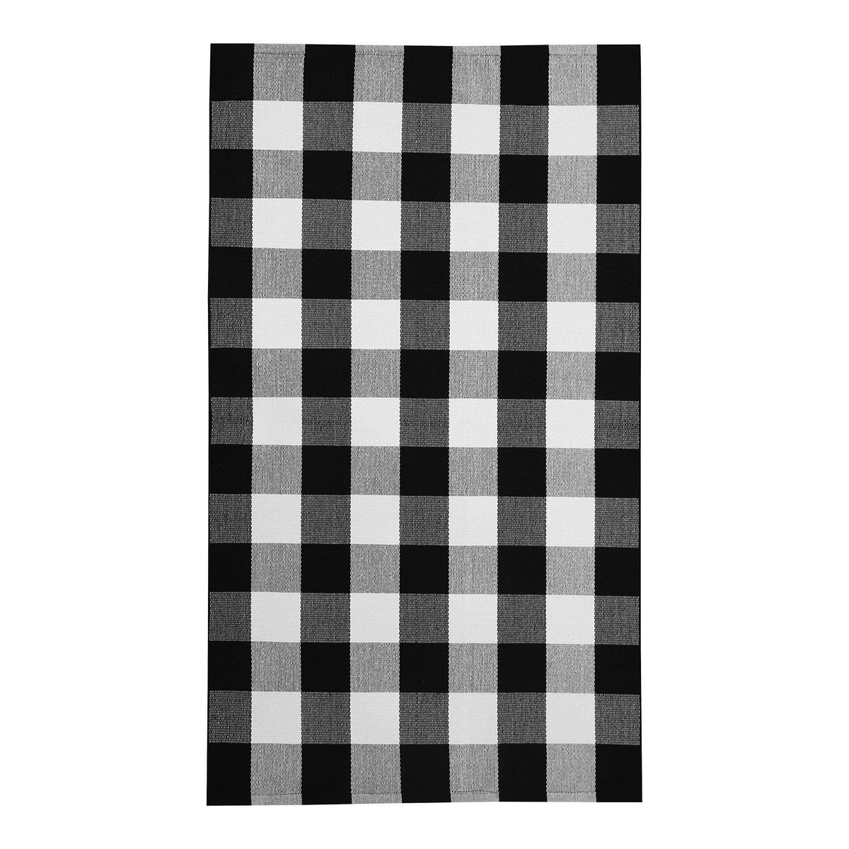 KOZYFLY plaid rug with non-slip pad recommendation