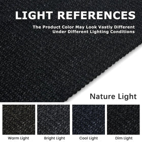 KOZYFLY non-slip rubber-dot back keeps rug in place on busy floors