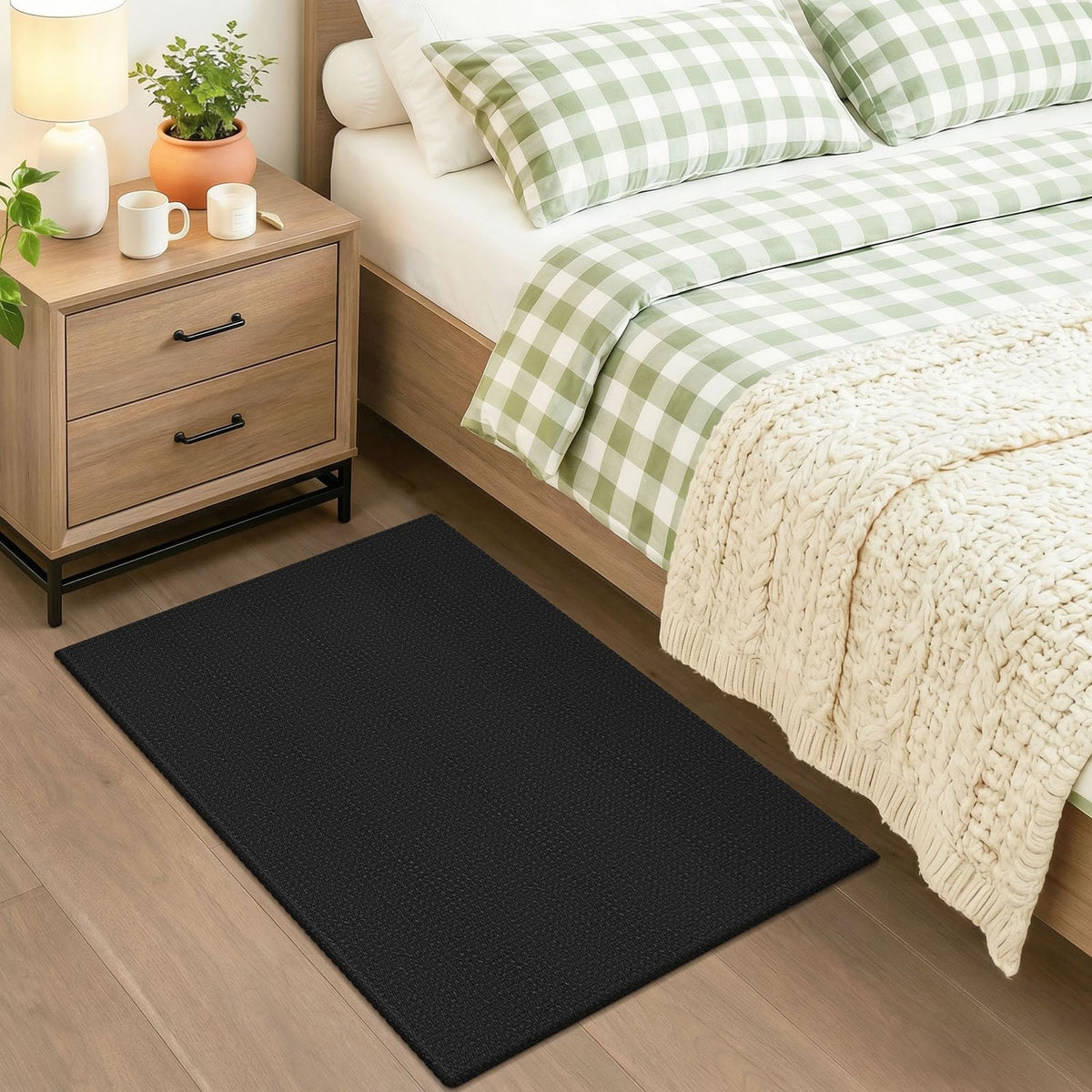 KOZYFLY texture and color yield versatile styling for floors