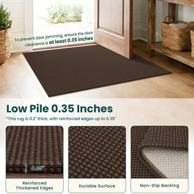 KOZYFLY hall runner helps plan door clearance with size and edge height