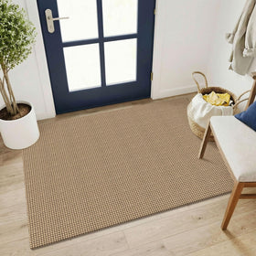 KOZYFLY washable 3x4 woven entry rug, absorbent and easy to renew with machine wash.