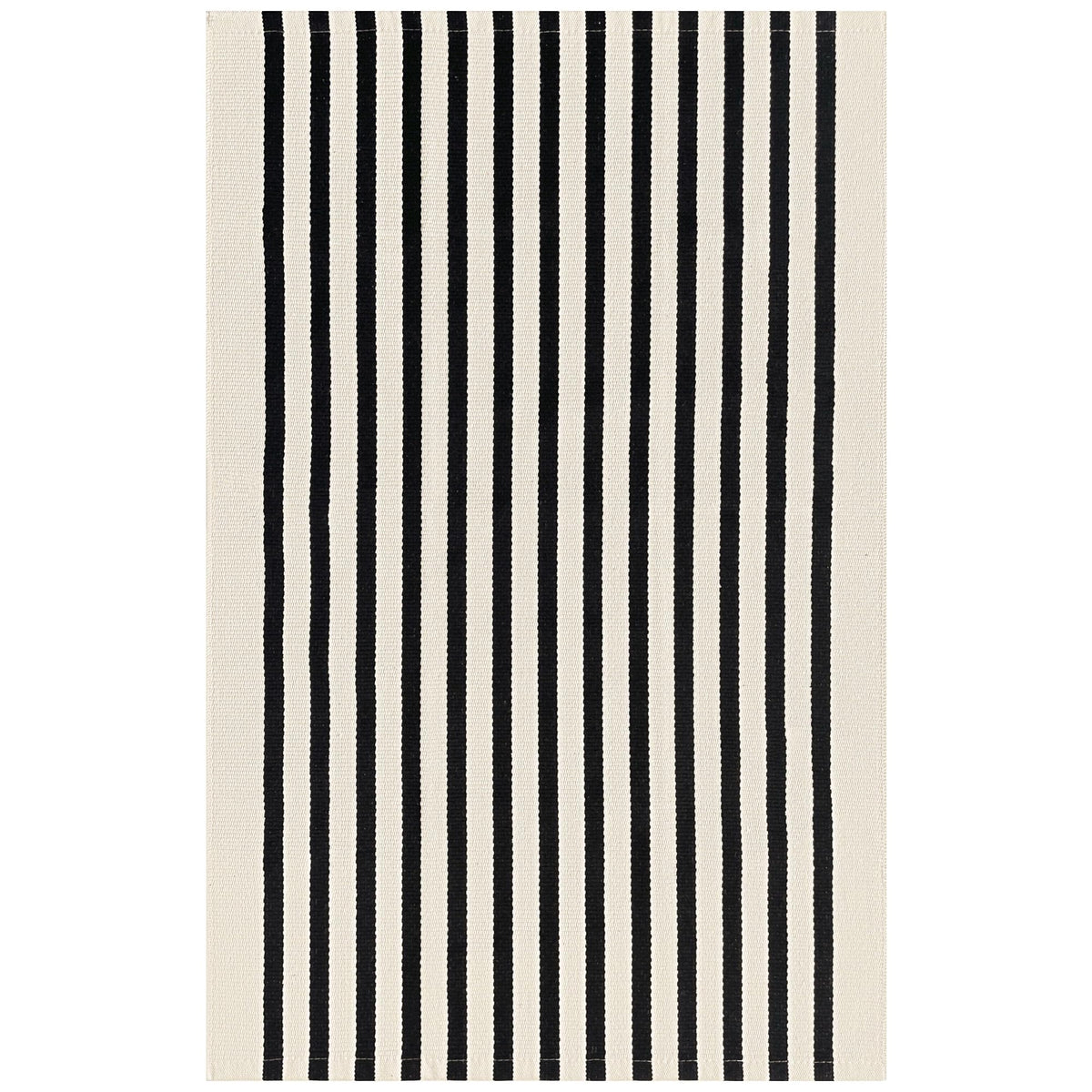 KOZYFLY welcoming striped rug creates a warm atmosphere on the front porch.