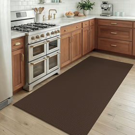 KOZYFLY woven cotton door mat entryway offers soft texture for daily traffic