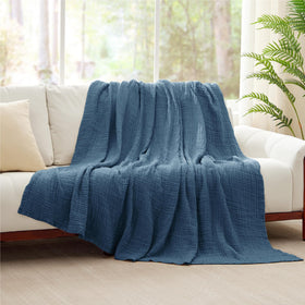 Kozyhvn gauze bedding for year-round comfort and drape.