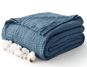Kozyhvn six-layer muslin weave highlights softness and airiness.