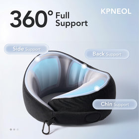 KPNEOL Travel Pillow cooling silk cover keeps you cool during trips