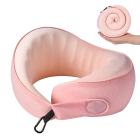 KPNEOL travel pillow memory foam neck support for long flights