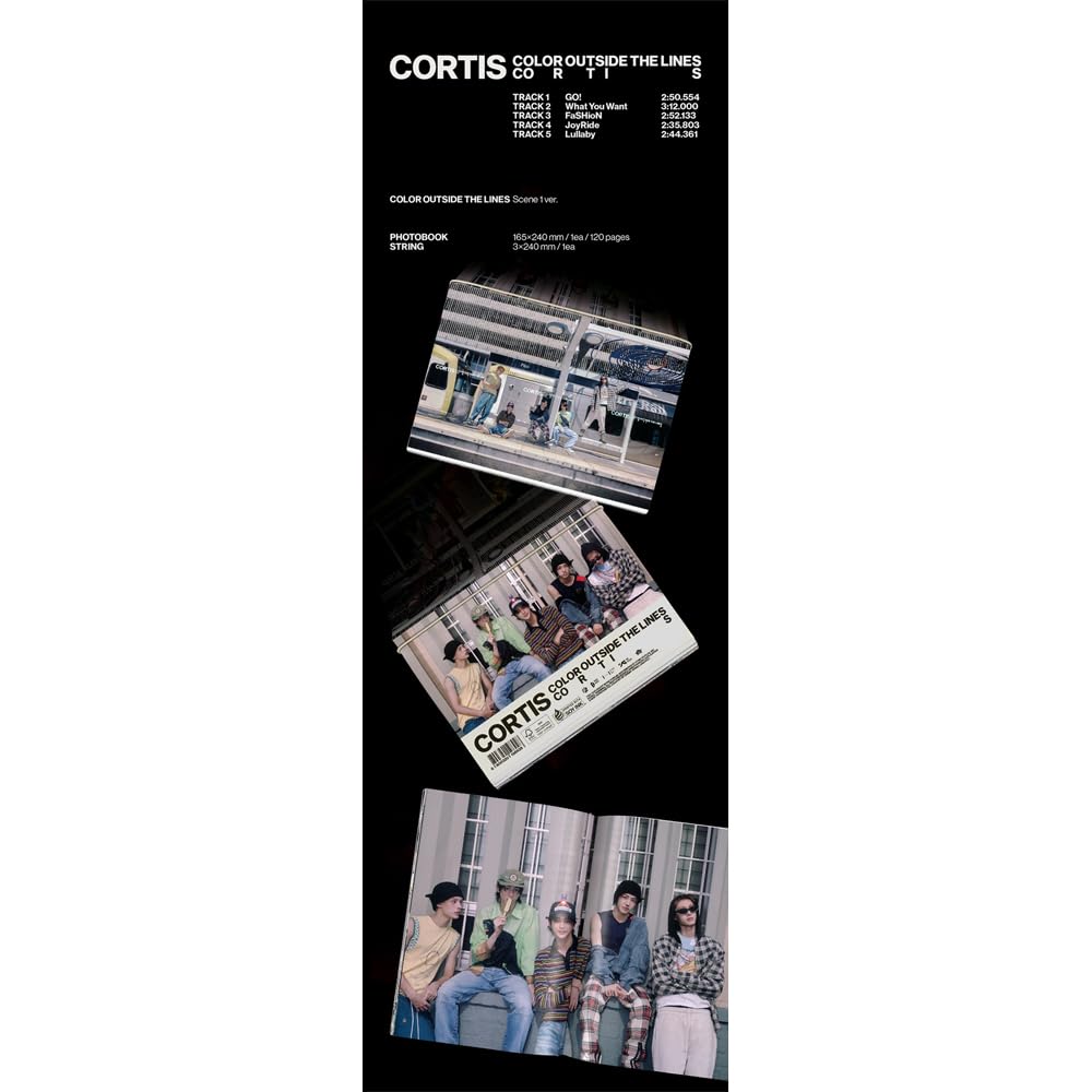KPOP HEAVEN CORTIS film sheets; subtle accents for your album set