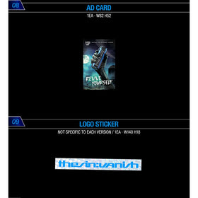 KPOP HEAVEN ENHYPEN THE SIN VANISH Storm Ver film photo A, tactile collectible for fans