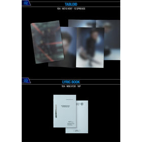 KPOP HEAVEN ENHYPEN THE SIN VANISH Storm Ver tabloid, fan display and context booster